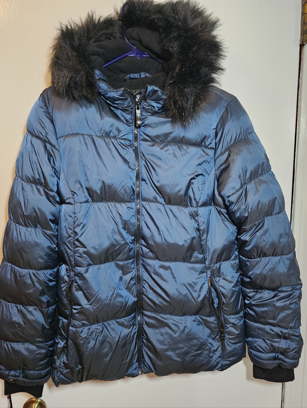 Zeroxposur Teal Quilted Hooded Puffer Jacket Women’s Sz S